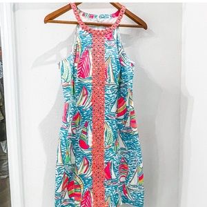 Lilly Pulitzer Sasha Dress You Gotta Regatta Shift Dress